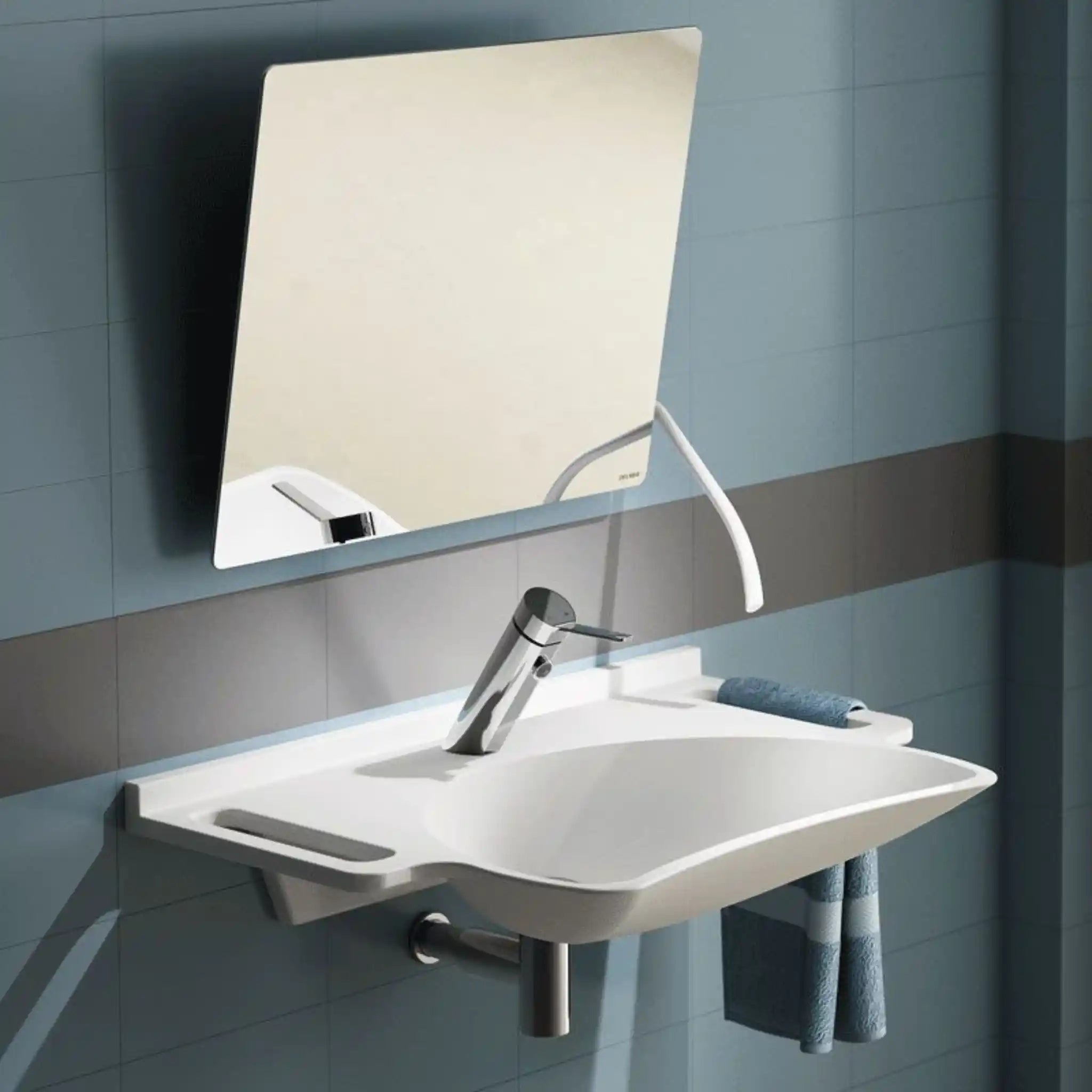 Delabie MINERALCAST PMR Washbasin for Care Homes