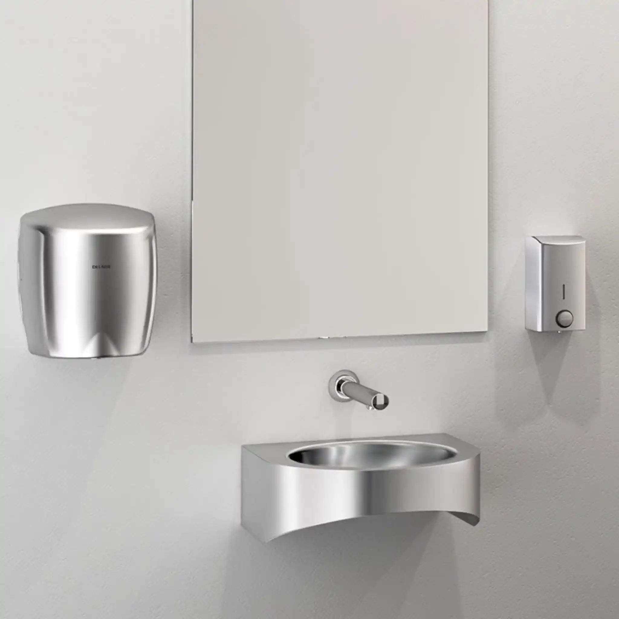 PMR XS Wall Mounted Wash Basin in Public Washroom