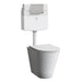 Pneumatic Flush in Ceramic Coating Dolphin Floor Mounted WC Set 

