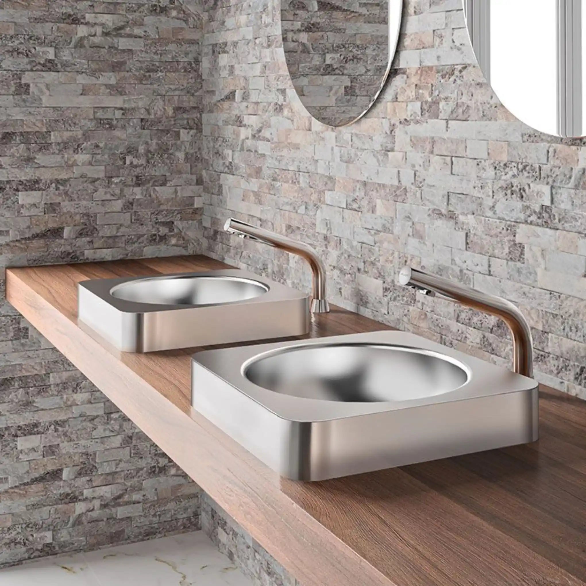Quadra Countertop Wash Basin inside a washroom