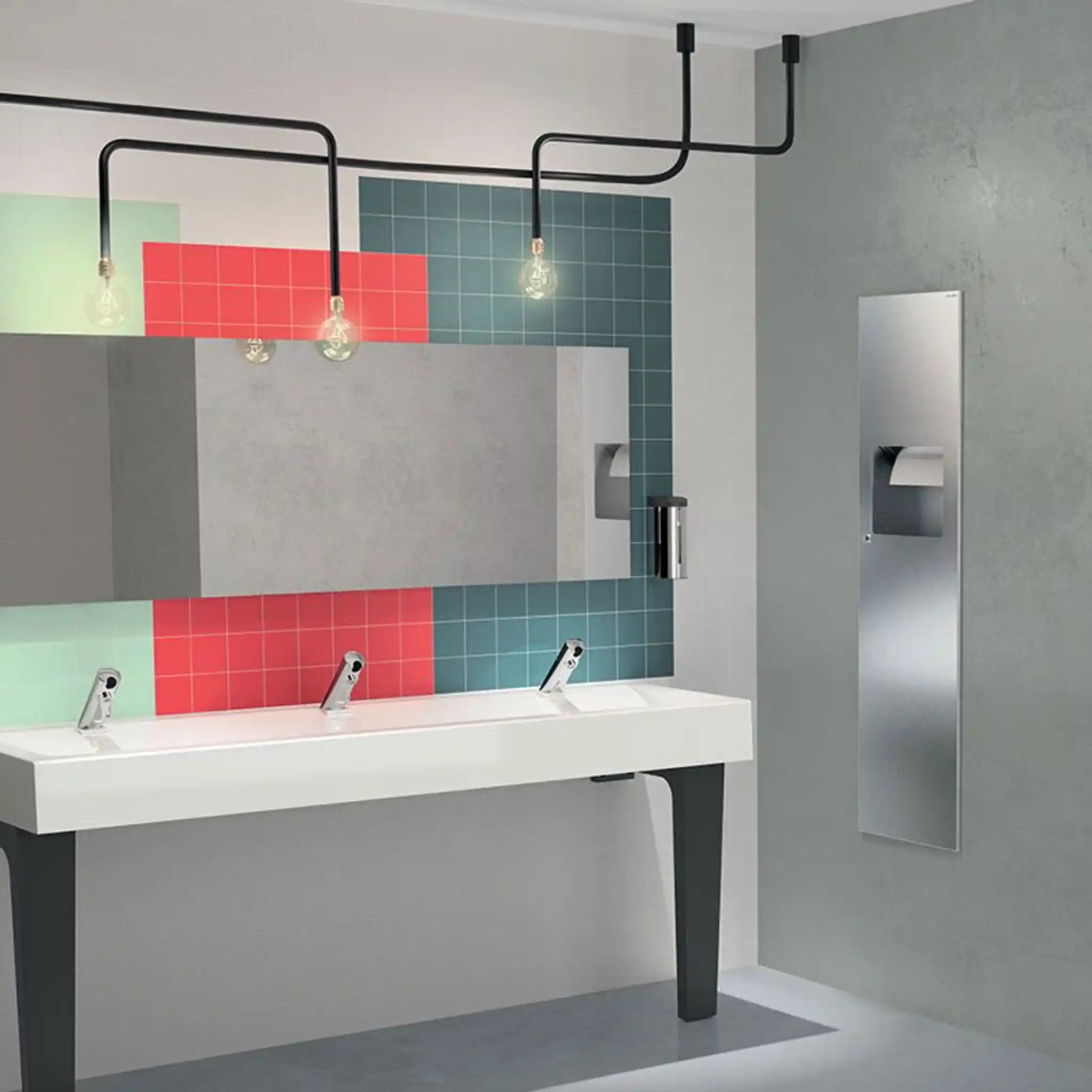 Tempomatic 4 Tap installed on Washbasin in Public Washroom