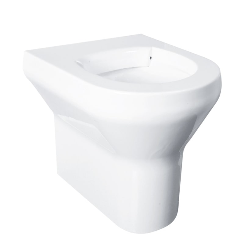 VR01-010 White Anti Vandal Back To Wall WC Pan