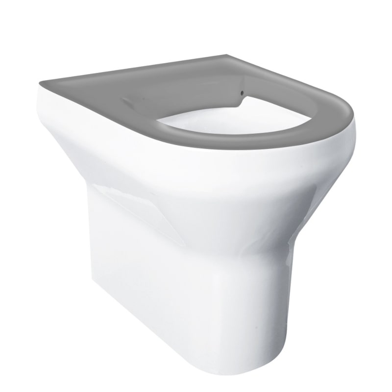 VR01-071 Grey Anti Vandal Back To Wall WC Pan