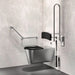 Delabie Wall Hung 700 S Accessible WC Polished Satin Finish in Washroom
