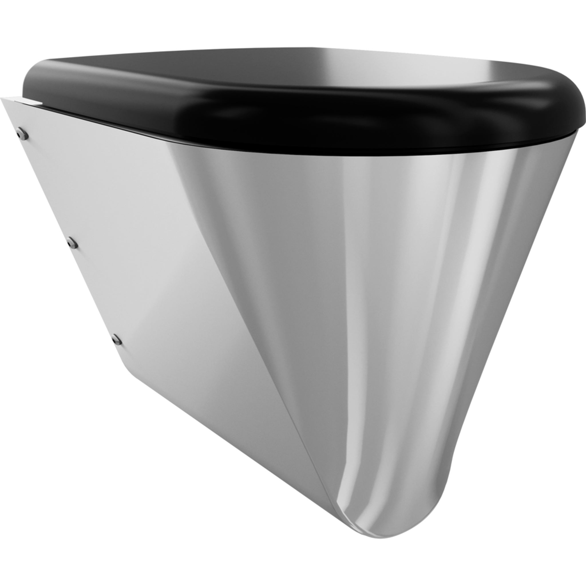 Franke Campus CMPX592 wall hung toilet with black hinged seat 