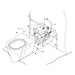 Installation drawing of Pland Austin 2 Stainless Steel Wall Hung Toilet Pan