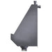 Pland Fife Stainless Steel Trough Urinal Complete Pack, side view