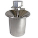 Pland Venice Circular Stainless Steel Hand Wash Station, 4 to 6 person 911mm diameter, shown with sensor taps, front view