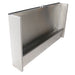 Pland Vienna Floor Standing Stainless Steel Urinal Trough, three quarter view